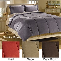 All Seasons Plush Down Alternative Comforter and Sham Set