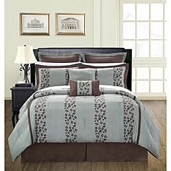 EverRouge Pebbles 12-piece Queen-size Bed in a Bag with Sheet Set