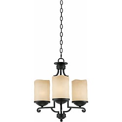 Triarch International 3-light Blacksmith Bronze Granada Chandelier