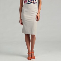 Calvin Klein Women's Raffia 24-inch Pencil Skirt