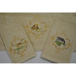 Sherry Kline 'Jungle Safari' 3-Piece Decorative Towel Set