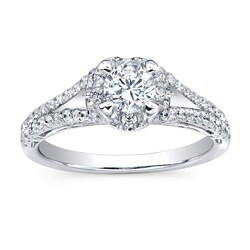14k White Gold 1ct TDW Diamond Engagement Ring (H-I, I2-I3)