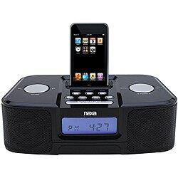 Naxa NI-3103 Black iPod Docking Station/ Alarm Clock