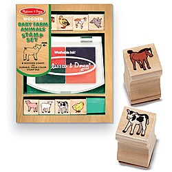 Melissa & Doug Baby Farm Animals Stamp Set