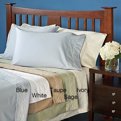 Grand Luxe Egyptian Cotton Sateen 300 Thread Count King-size Deep Pocket Sheet Set