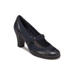 A2 by Aerosoles Women's Troley Dark Blue Dress Shoes