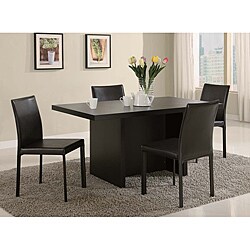 Black Hollow Core Dinette Table