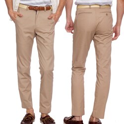 American Apparel Men's Welt Pocket Khaki Twill Pants