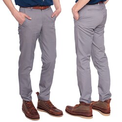American Apparel Men's Welt Pocket Grey Twill Pants 36W