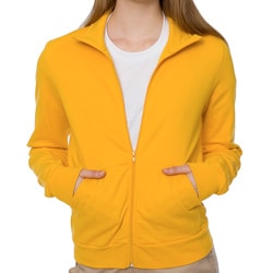 American Apparel Unisex Gold California Fleece Zip Jogger Jacket