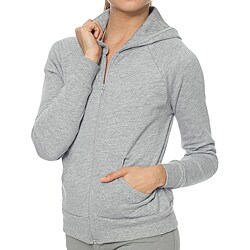 American Apparel Unisex Heather Grey California Fleece Zip Hoodie (XXS)