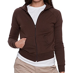 American Apparel Women's Brown California Fleece Hoodie