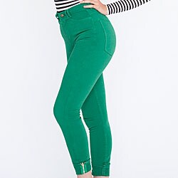 American Apparel Four-Way Stretch High-Waist Side Zipper Pant