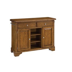 Home Styles Premium Distressed Oak Finish Create-a-Cart