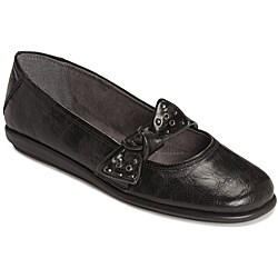 A2 by Aerosoles Women's 'Solarium' Black Slip-ons