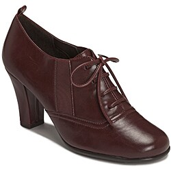 A2 by Aerosoles Women's 'Street Patrole' Dark Red Oxfords