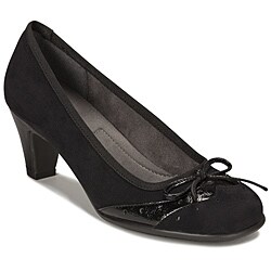 A2 by Aerosoles Women's 'Word Play' Black Combo Heels