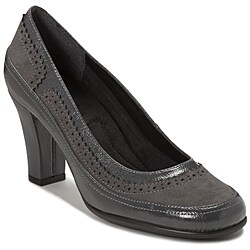A2 by Aerosoles Women's 'Social Role' Dark Grey Dress Shoes