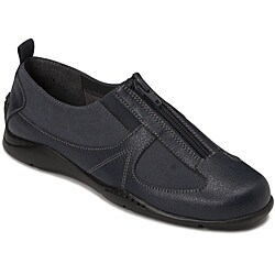 A2 Women's 'Volar System' Dark Blue Combo Slip-ons