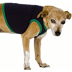 American Apparel Navy/ Kelly Green California Fleece Dog Vest 