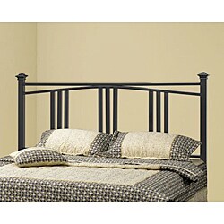Satin Black Queen/Full-Size Metal Headboard