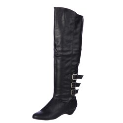 Madden Girl Women's 'Zexter' Black Buckle Boots