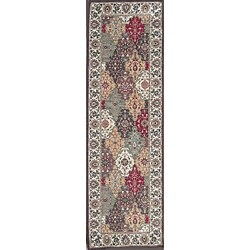 Dorchester Multicolor Beige Rug (2'6 x 7'9)