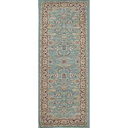 Dorchester Brown and Blue Rug (2' x 7'9)