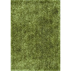 Caldera Hand-tufted Green Shag Rug (3'6 x 5'6)