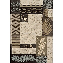 Hand Tufted Montage Patchwork Multi Rug (7'6x9'6)