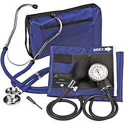 Adjustable Aneroid Sphygmomanometer with Sprague Stethoscope Adult Kit