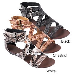 Journee Collection Women's 'Denisa' Strappy Gladiator Sandals