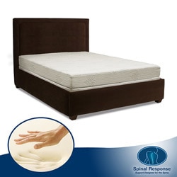 Spinal Response Aloe Gel Memory Foam 8-inch Twin-size Smooth Top Mattress