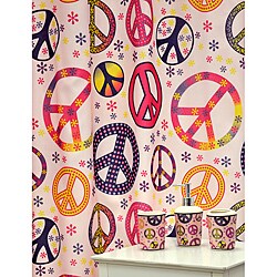 Famous Home Fashions 'Girly Peace Sign' 16-piece Bath Accessory Set
