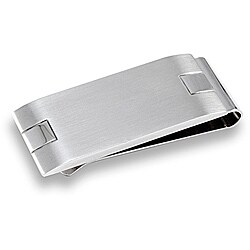 Stainless Steel Brushed/ Polished Tension Money Clip