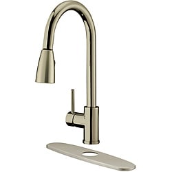 LessCare LK4B Brushed Nickel Finish Kitchen Faucet with Pull-out Head