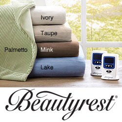 Beautyrest Ribbed Microfleece Queen-size Heated Blanket