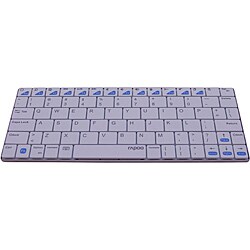 Rapoo Blade Series E6300 Ultra-Slim White iPad Bluetooth Keyboard