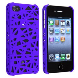 Dark Blue Bird Nest Snap-on Case for Apple iPhone 4/ 4S
