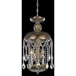 Golden Teak Pendant Chandelier