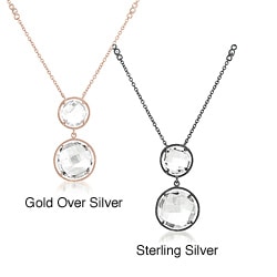 Collette Z White Quartz By the Yard Necklace
