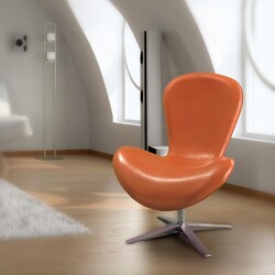 Modern Orange PU Chair