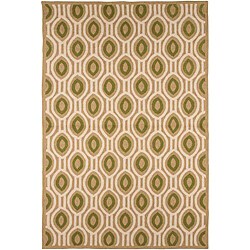 Hand-hooked Rug (3' 6 x 5' 6)