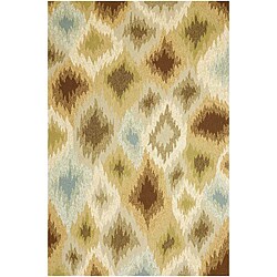 Hand-hooked Rug (5' x 7' 6)