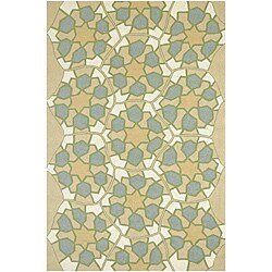 Hand Hooked Sand Area Rug (5'x7' 6)