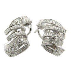 D'sire 14k White Gold 2/5ct TDW Diamond Earrings (G-H, VS1-VS2)