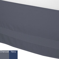 Solid 15-inch Drop Pintuck Bedskirt