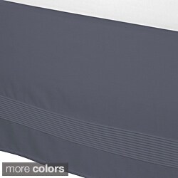 Solid 15-inch Drop Pintuck Bedskirt