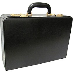 Amerileather Black Executive Faux Leather Attache Briefcase