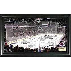Highland Mint Colorado Avalanche Rink Signature Framed Photo 